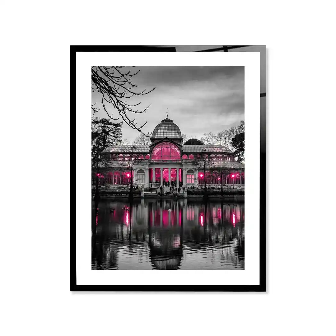 Cuadro Póster Palacio de Cristal | Decoración de Madrid