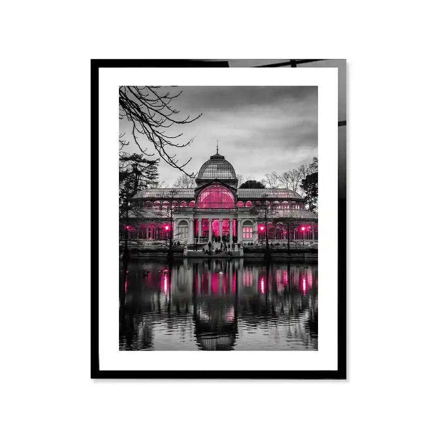 Cuadro Póster Palacio de Cristal | Decoración de Madrid
