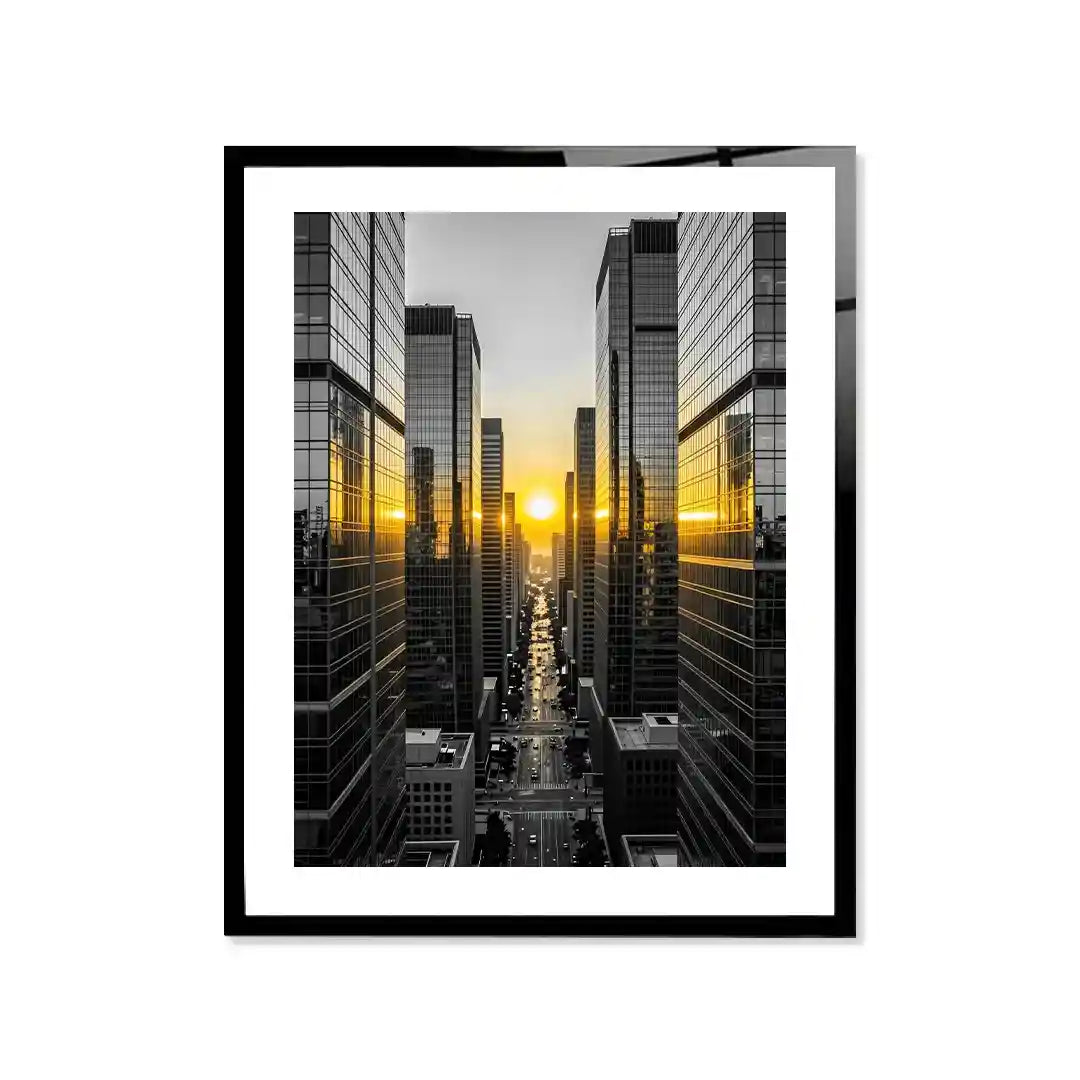 Cuadro Póster Rascacielos | Decoración Urbana Moderna