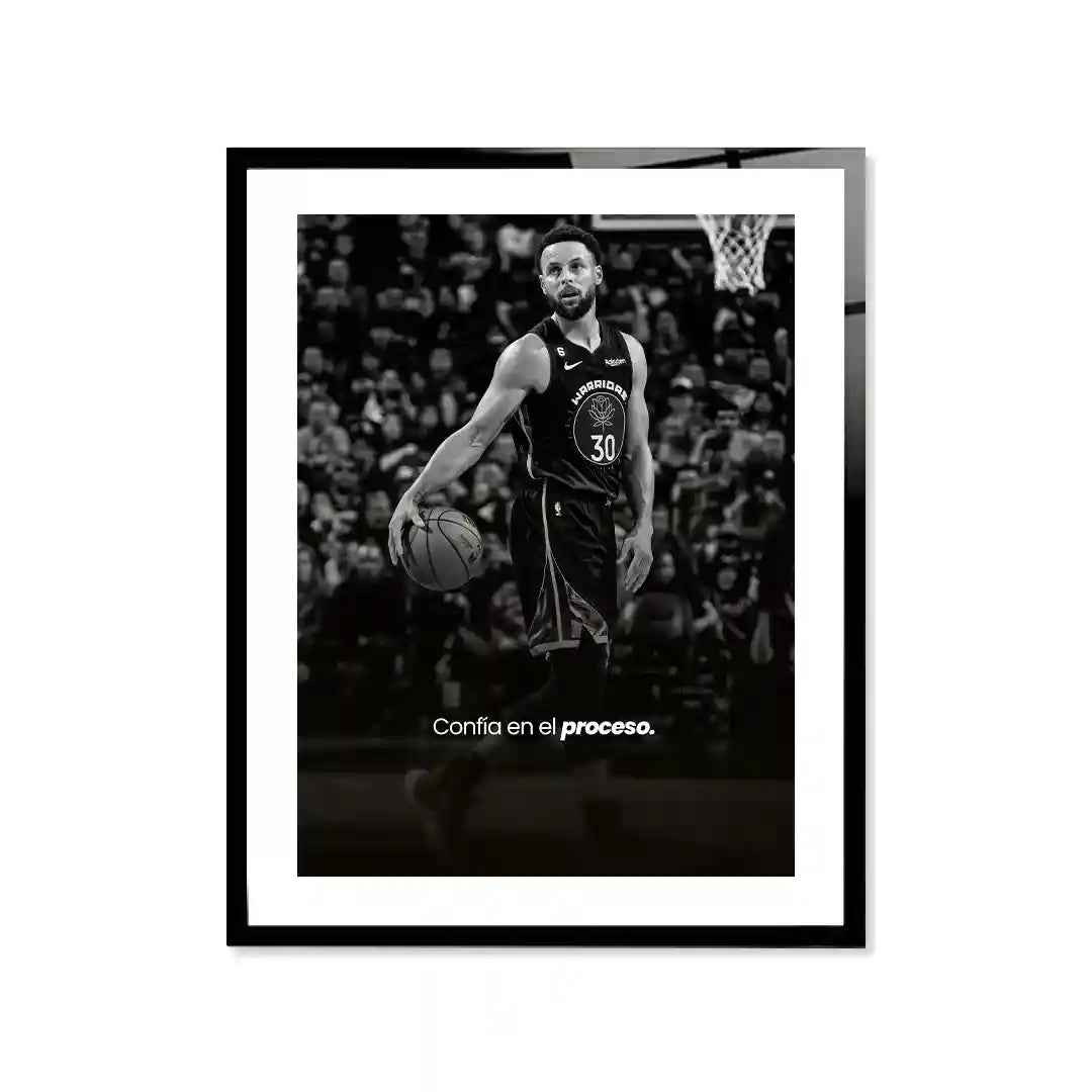 Cuadro Motivacional Stephen Curry | Confía en el Proceso