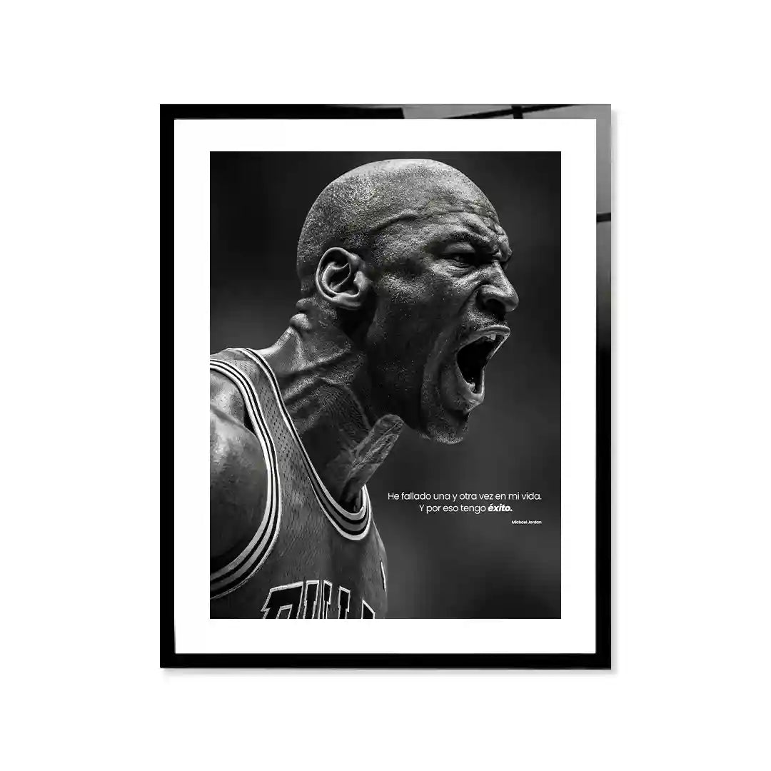 Cuadro Motivacional Michael Jordan | Fallar para Alcanzar el Éxito