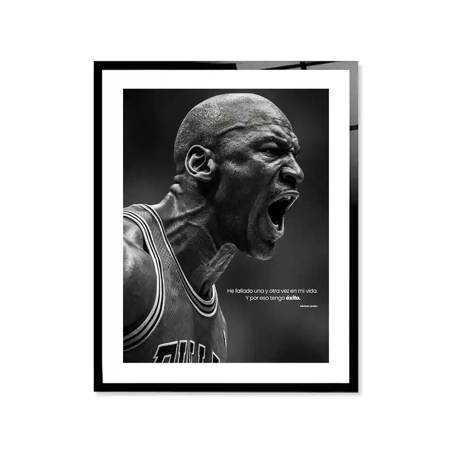 Cuadro Motivacional Michael Jordan | Fallar para Alcanzar el Éxito