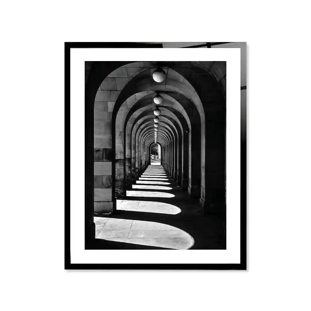 Cuadro Arcos de Luz | Black & White