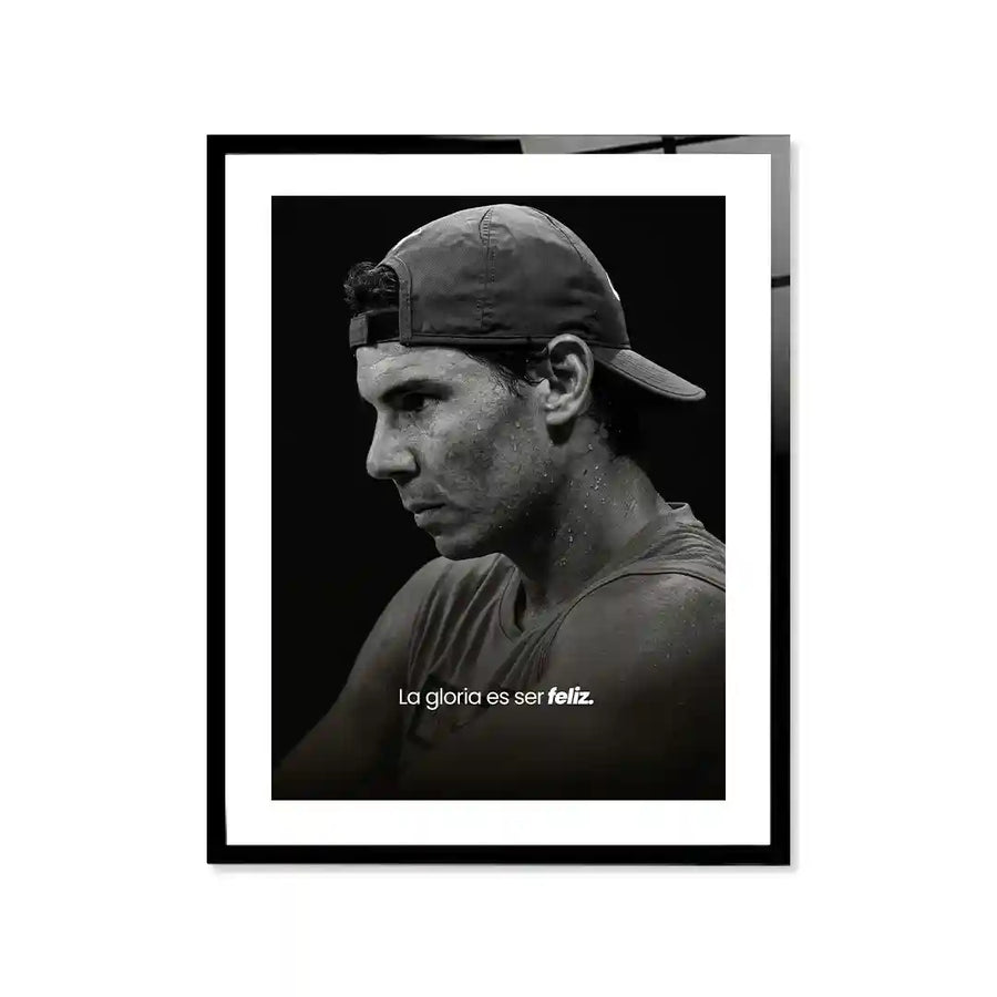 Cuadro Motivacional Tenis | La Gloria es Ser Feliz
