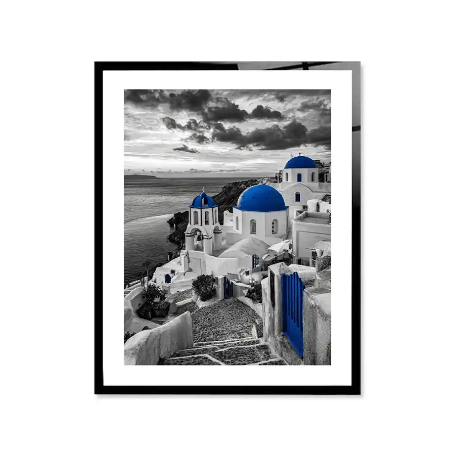 Cuadro Póster Santorini | Decoración Mediterránea