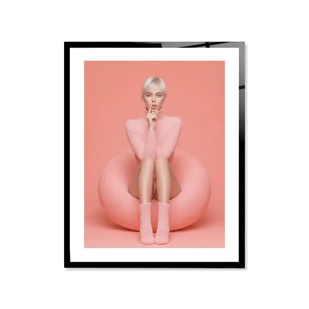 Cuadro Pink Silence | Fashion Portrait