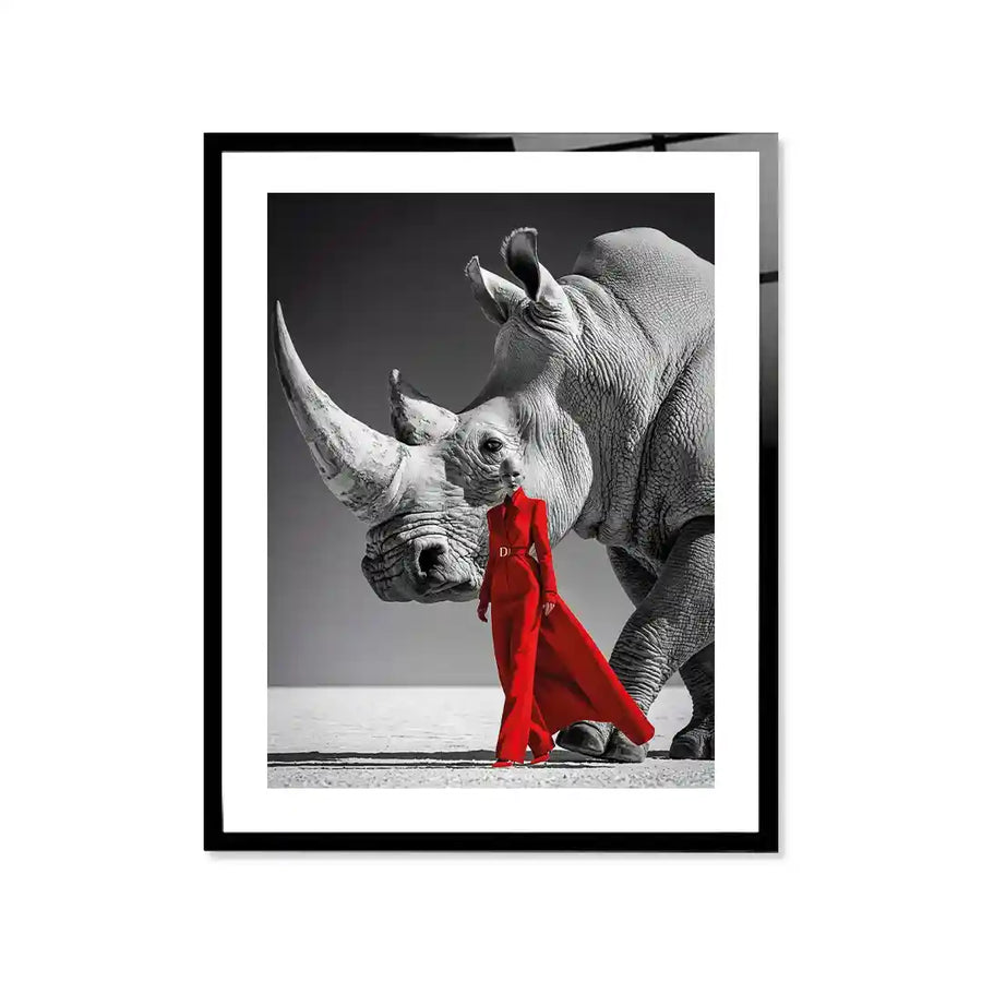 Cuadro Red Instinct | Wild Elegance
