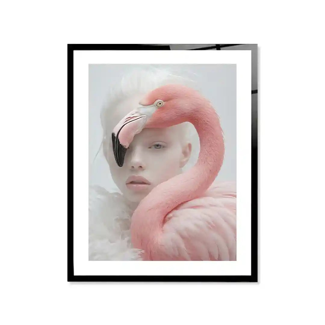 Cuadro Pink Flamingo | Soft Elegance
