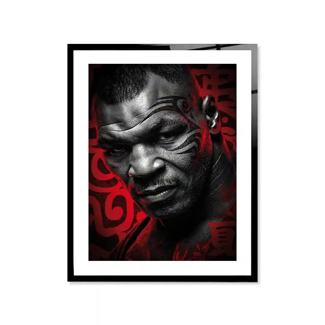 Cuadro Póster Mike Tyson | Decoración de Boxeo