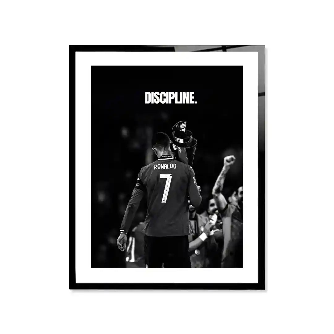 Cuadro Motivacional | Cristiano Ronaldo | Discipline