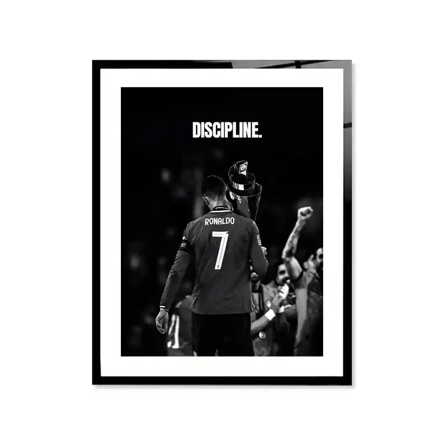 Cuadro Motivacional | Cristiano Ronaldo | Discipline