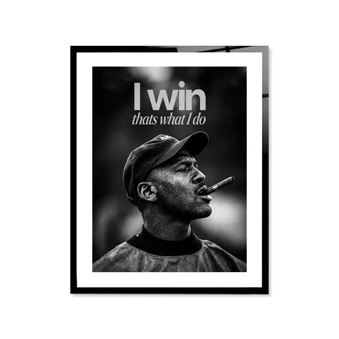 Cuadro Motivacional | I Win | That's What I Do