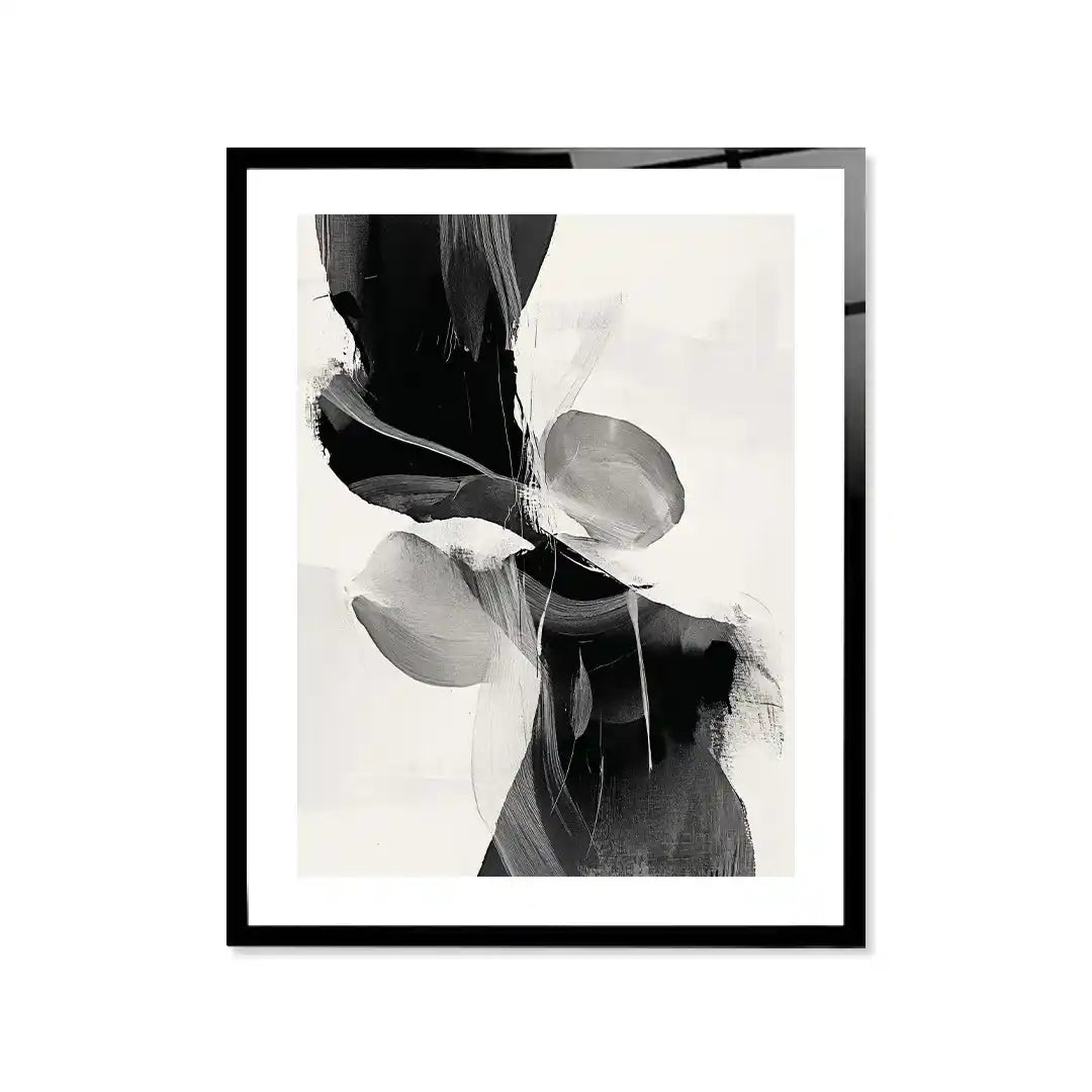 Cuadro Póster Abstracto Equilibrio Monocromático | Decoración Minimalista