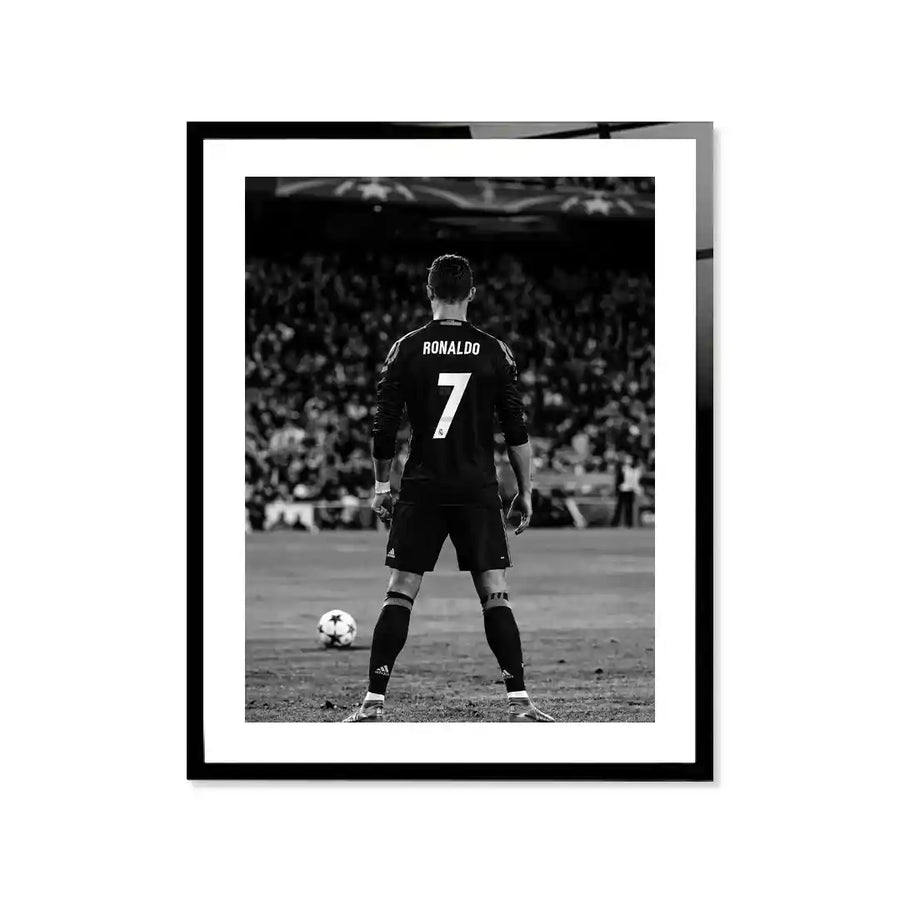 Cuadro Póster Cristiano Ronaldo 7 | Decoración de Fútbol