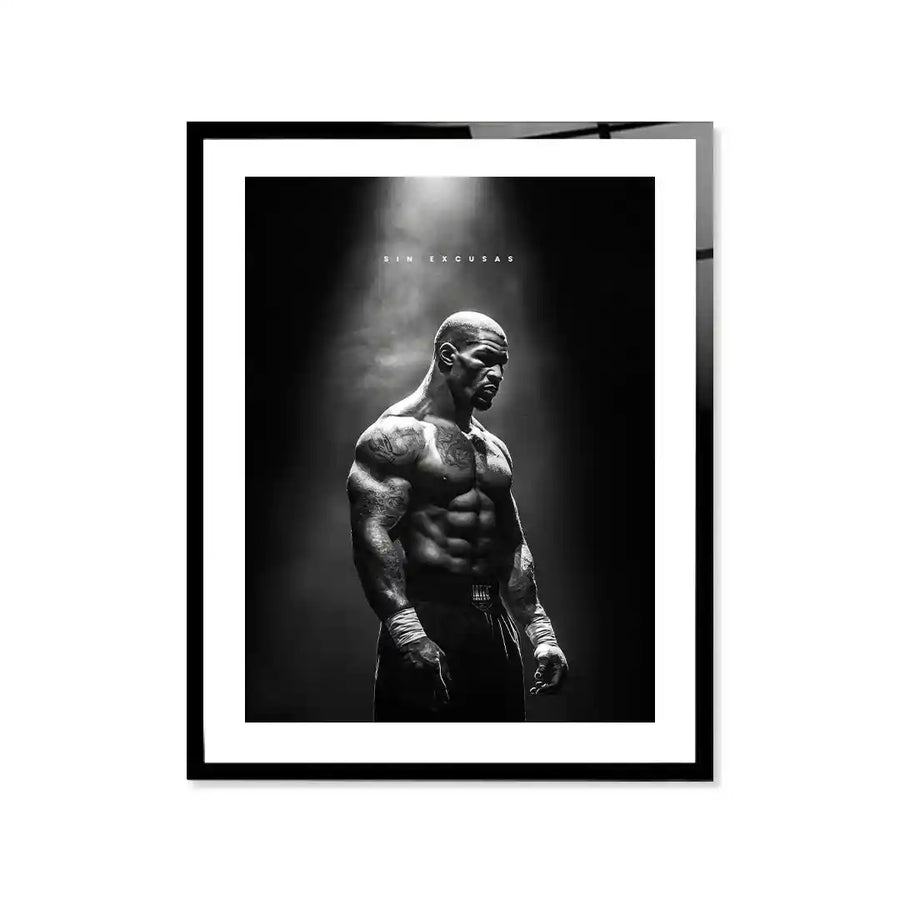 Cuadro Póster Mike Tyson | Decoración de Boxeo