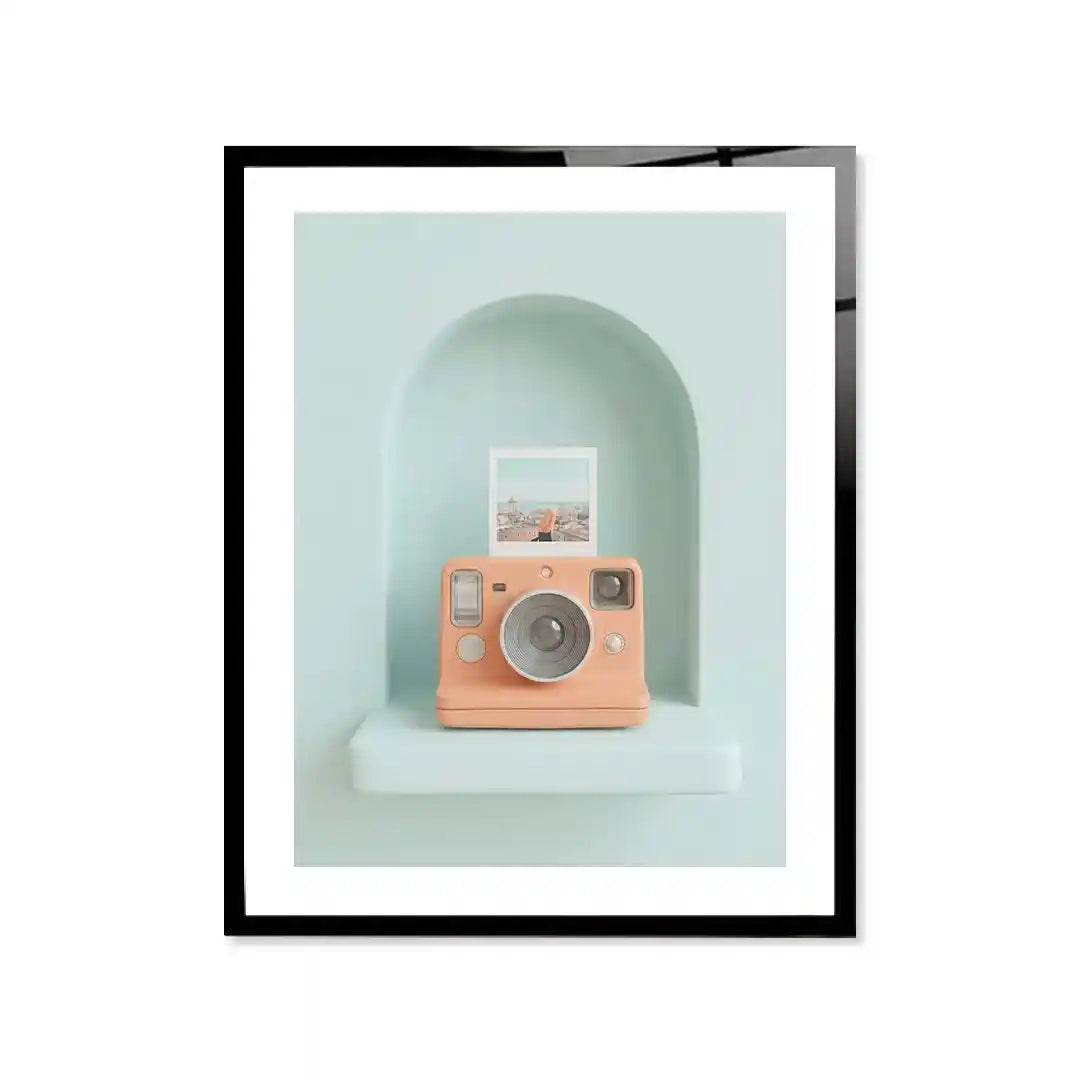 Cuadro Pastel Memories | Retro Camera