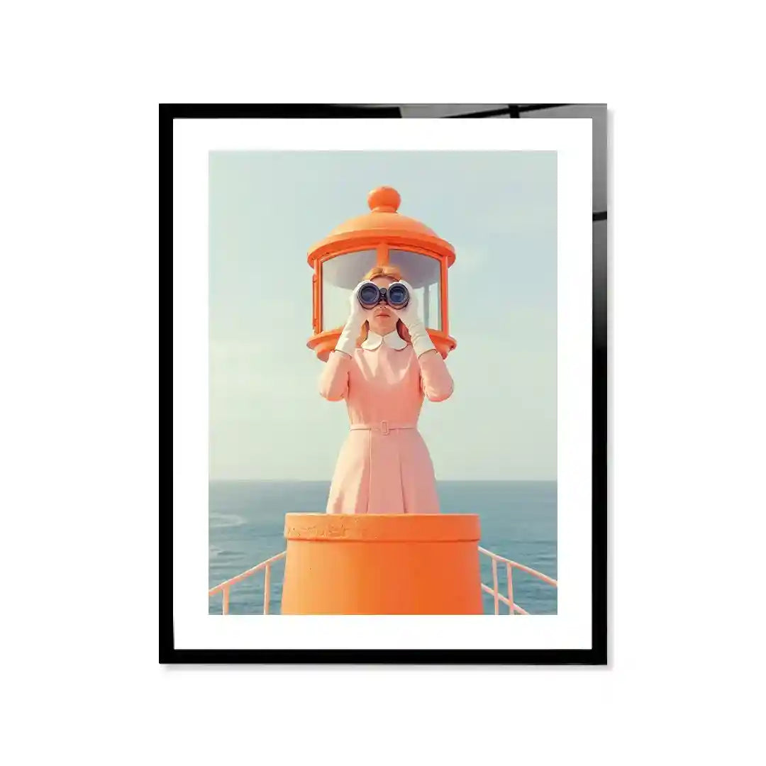 Cuadro Coastal Lookout | Orange Horizon