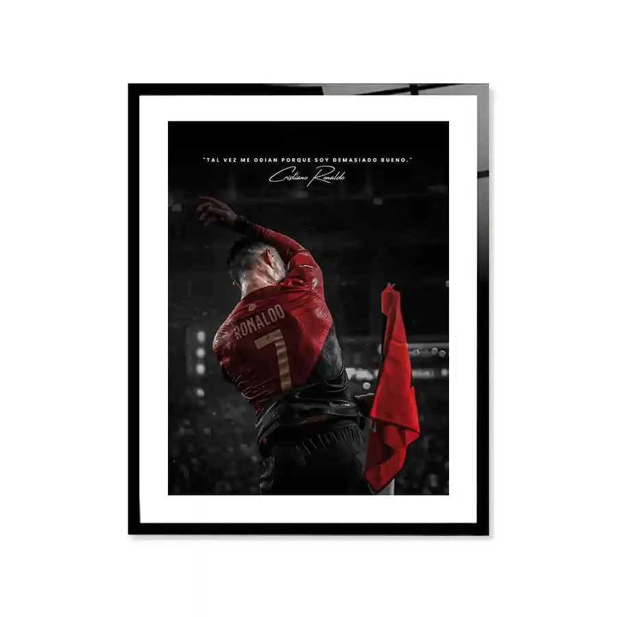 Cuadro Póster Cristiano Ronaldo | Decoración de Fútbol