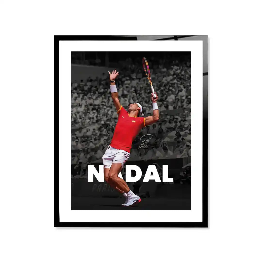 Cuadro Póster Rafael Nadal | Decoración de Tenis