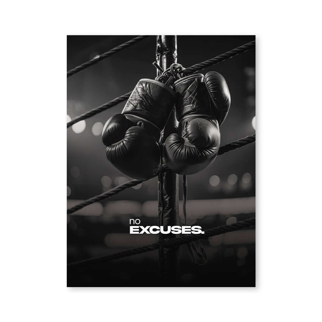 Cuadro Póster Boxeo Motivacional | Decoración Deportiva