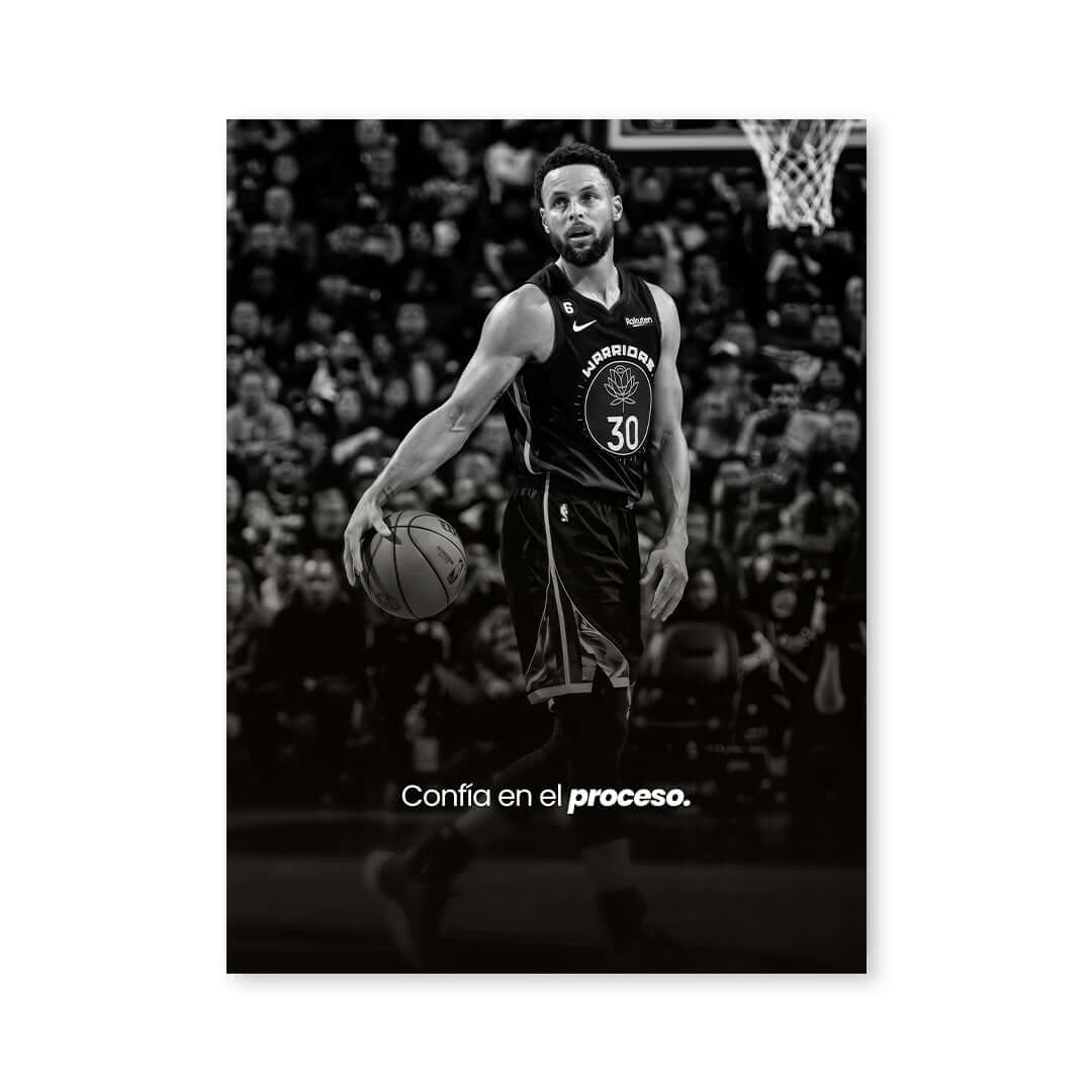 Cuadro Póster Stephen Curry | Decoración de Baloncesto