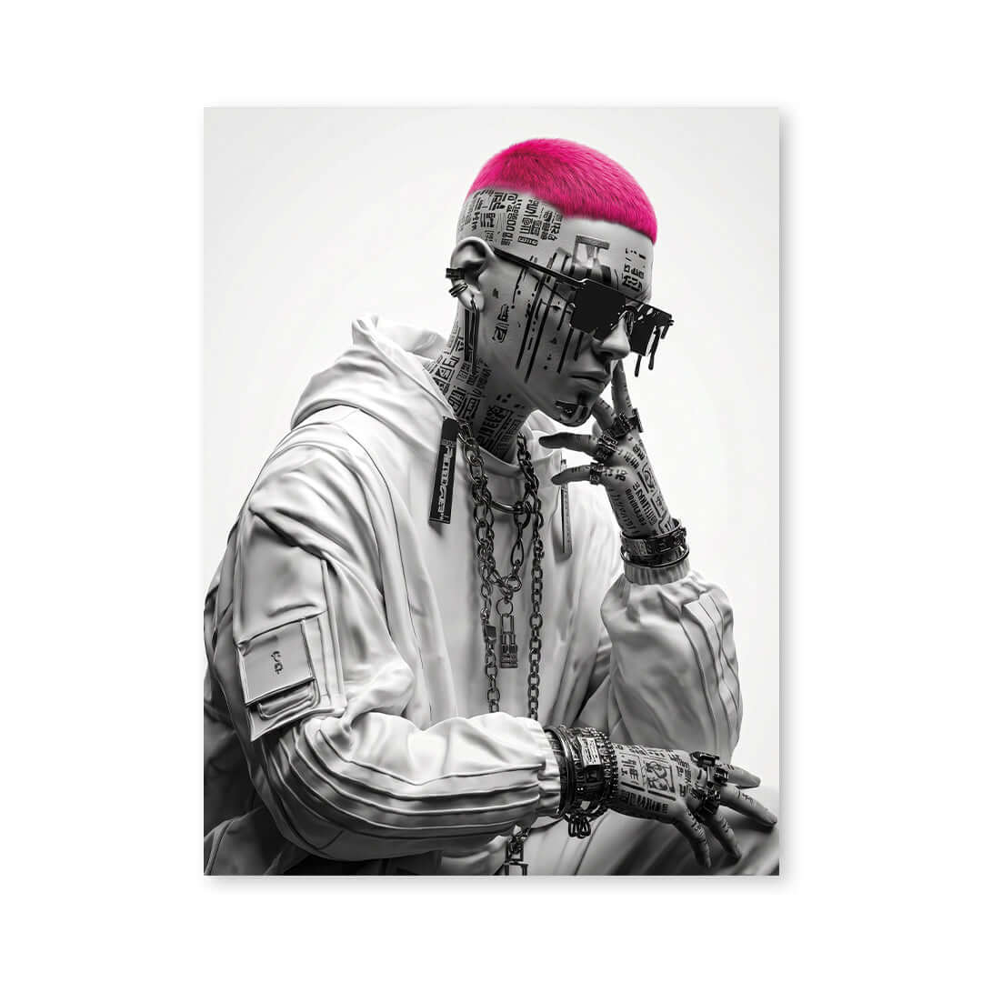 Cuadro Póster Techwear | Decoración Urbana Futurista