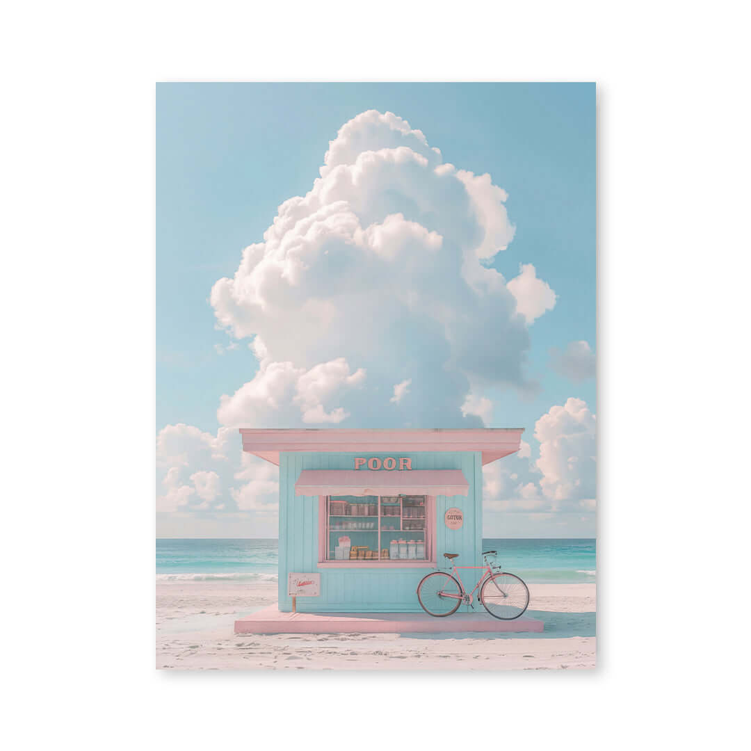 Cuadro Póster Cielo de Verano | Decoración Pastel