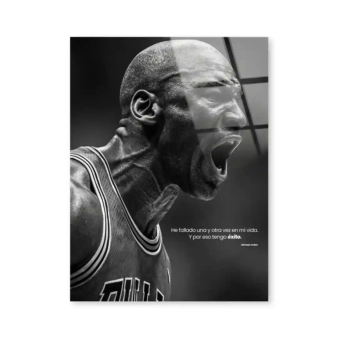Cuadro Motivacional Michael Jordan | Fallar para Alcanzar el Éxito
