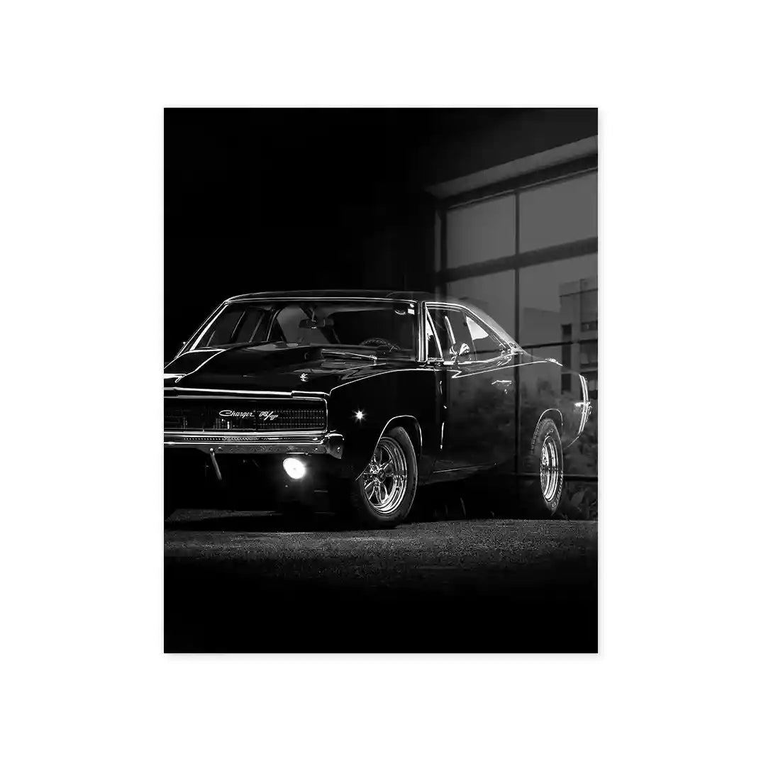 Cuadro Póster Dodge Charger R/T | Decoración de Coches