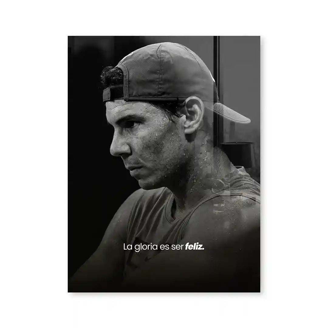 Cuadro Motivacional Tenis | La Gloria es Ser Feliz