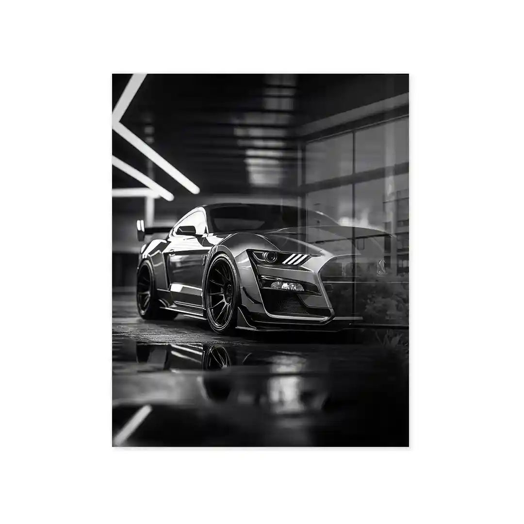 Cuadro Póster Ford Mustang Shelby GT500 | Decoración de Coches