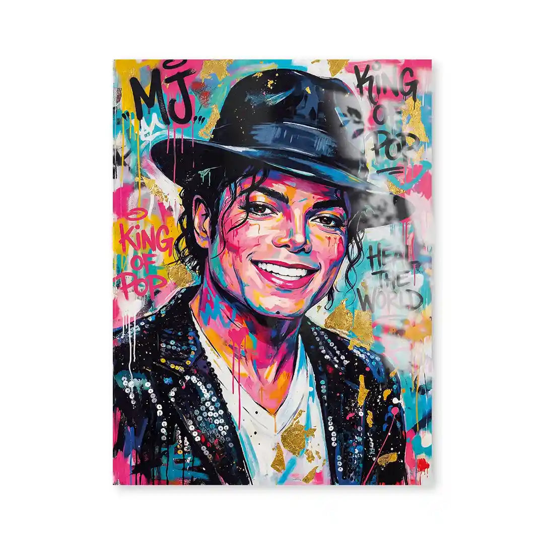 Cuadro Pop Art | Rey del Pop | Icono Musical Urbano