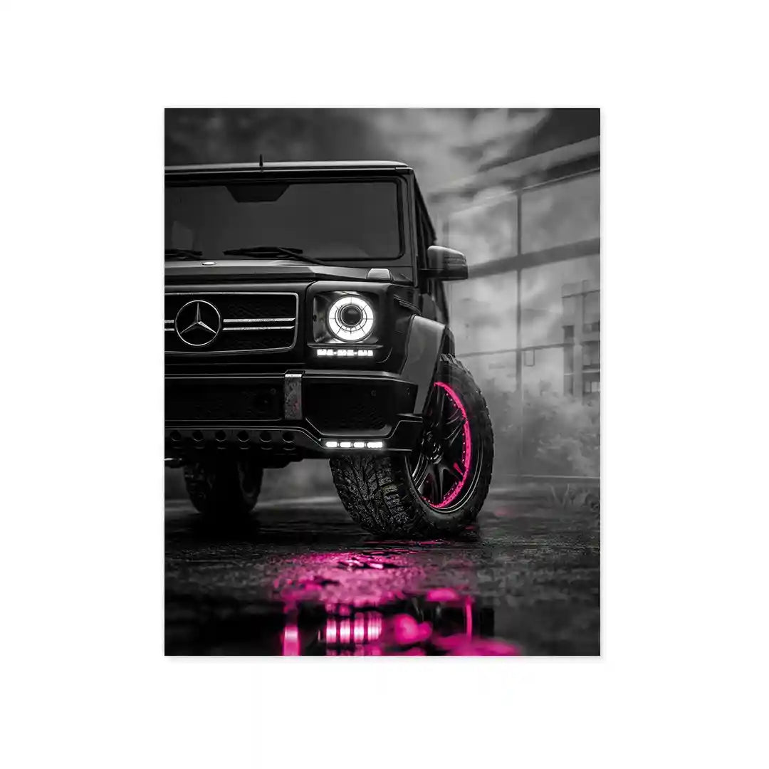 Cuadro Póster Mercedes-Benz Clase G | Decoración Urbana