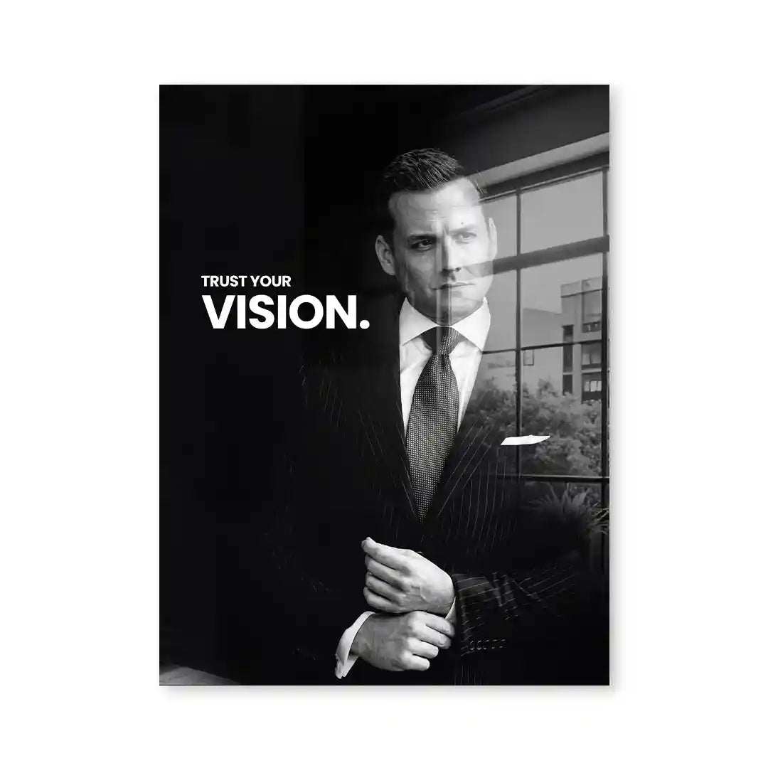 Cuadro Motivacional | Trust Your Vision | Mentalidad de Éxito