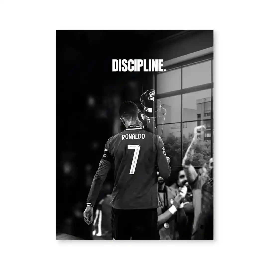 Cuadro Motivacional | Cristiano Ronaldo | Discipline