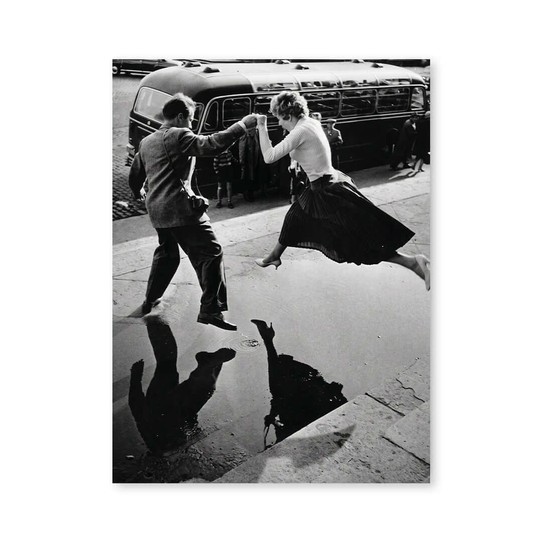 Cuadro Póster Pareja Bailando | Decoración en Blanco y Negro