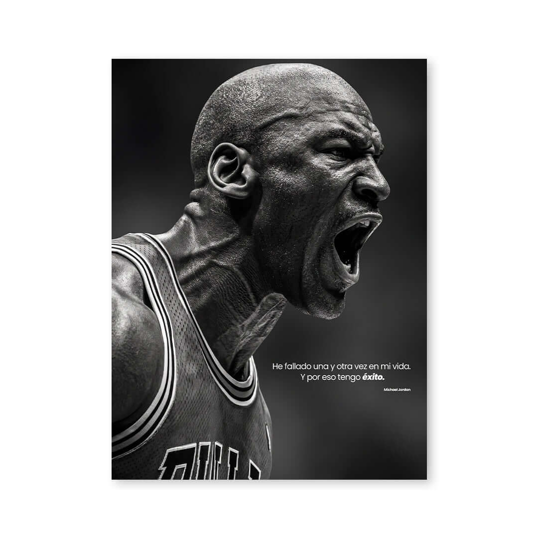 Cuadro Póster Michael Jordan | Decoración de Baloncesto