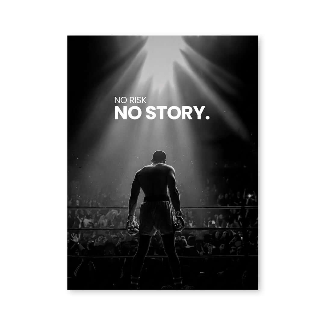 Cuadro Póster No Story | Decoración Motivacional