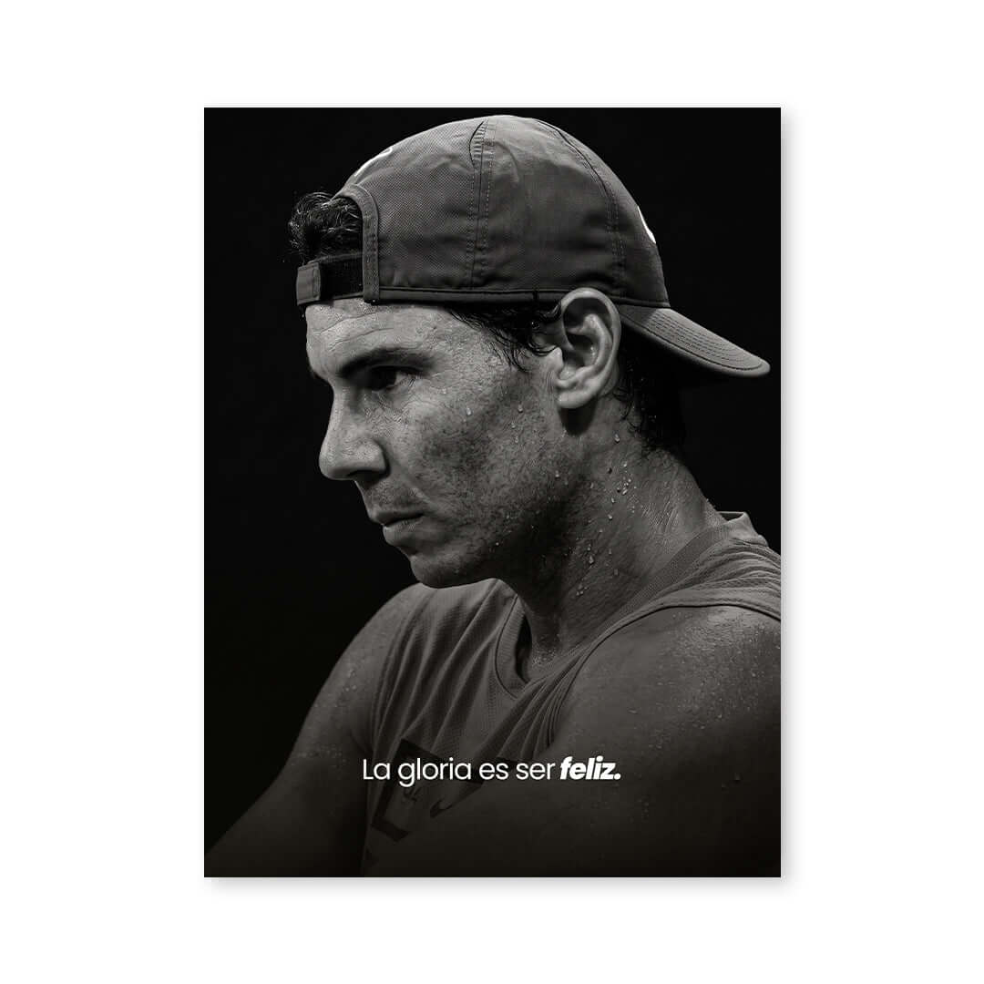 Cuadro Póster Rafael Nadal | Decoración de Tenis