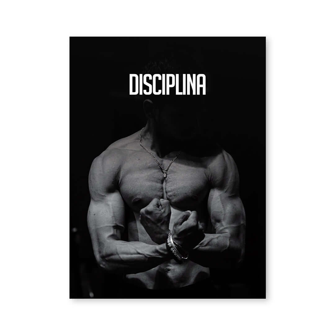 Cuadro Póster Disciplina | Decoración Motivacional Fitness