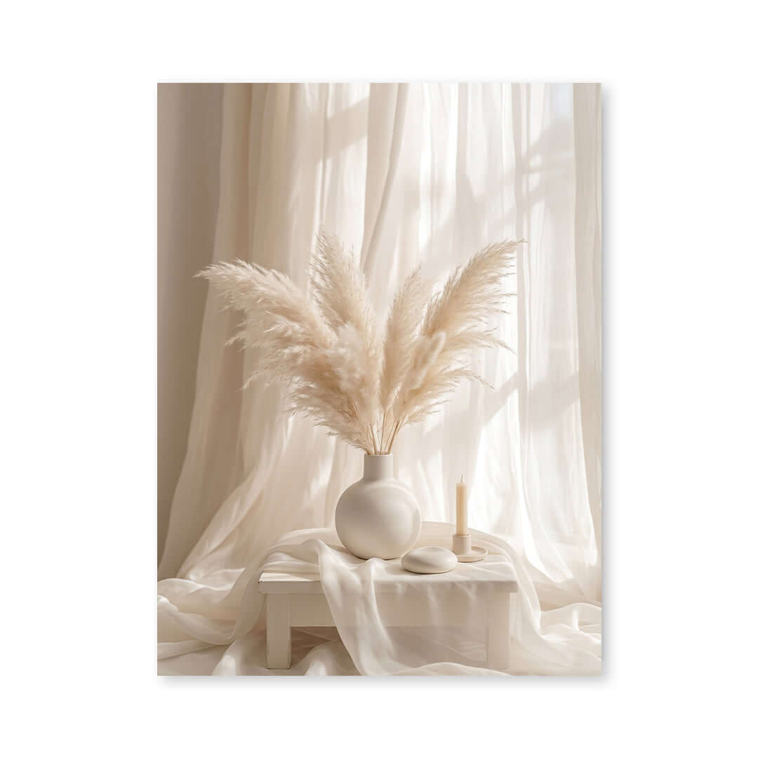 Cuadro Póster Botánico Beige | Decoración Minimalista