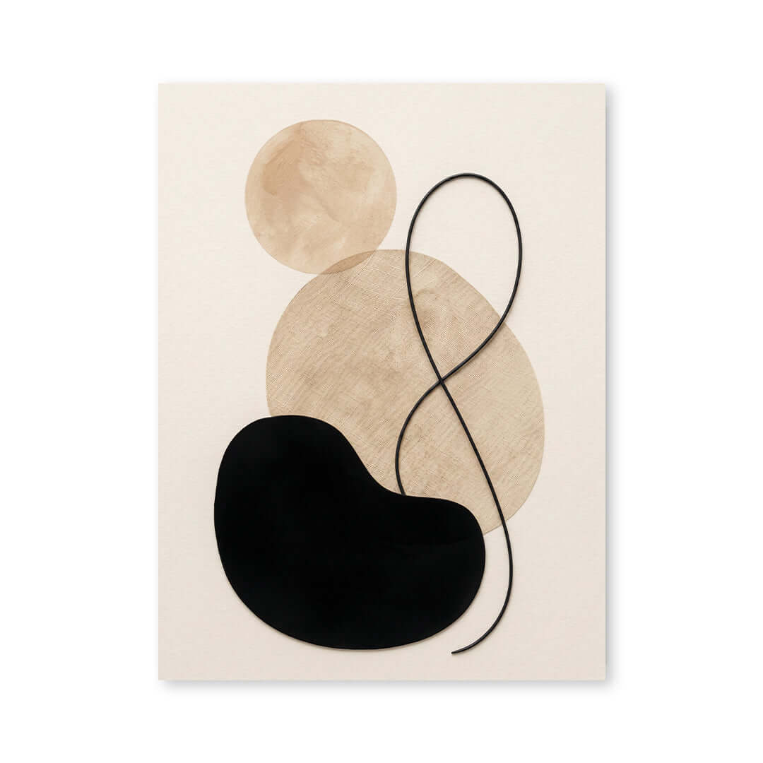 Cuadro Póster Círculos Abstractos | Decoración Minimalista
