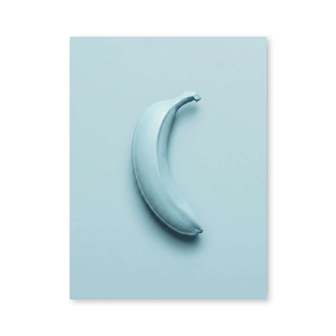 Cuadro Póster Banana Azul | Decoración Minimalista