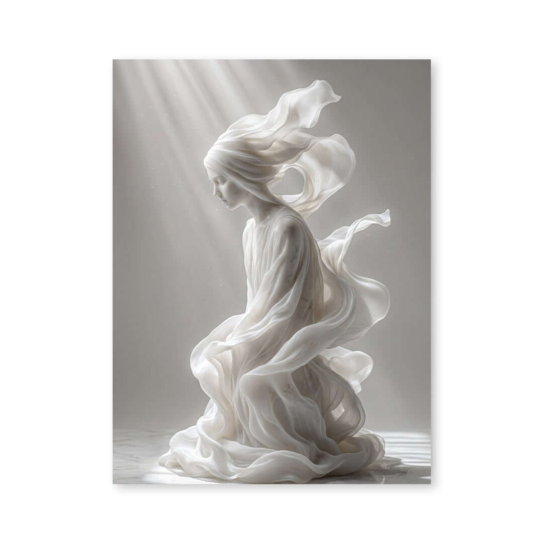 Cuadro Póster Estatua Blanca | Decoración Elegante