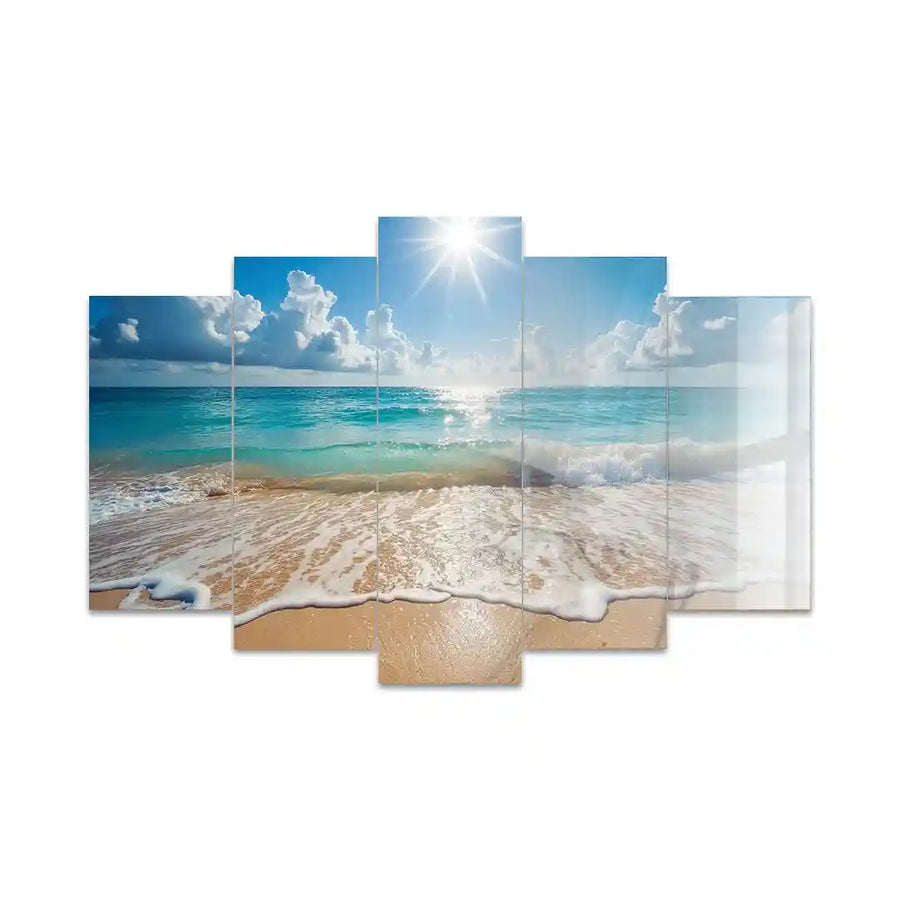 Cuadro de Metacrilato Oleaje Tropical | Decoración de Playa