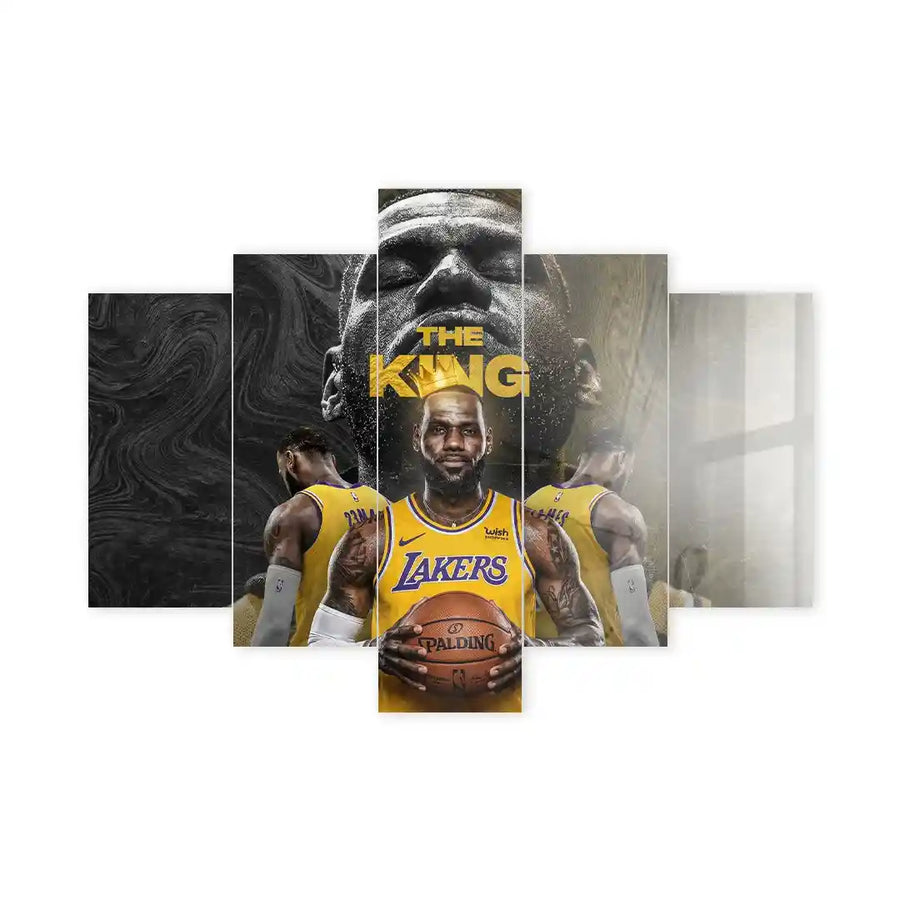 Cuadro de Metacrilato LeBron James | Decoración de Baloncesto