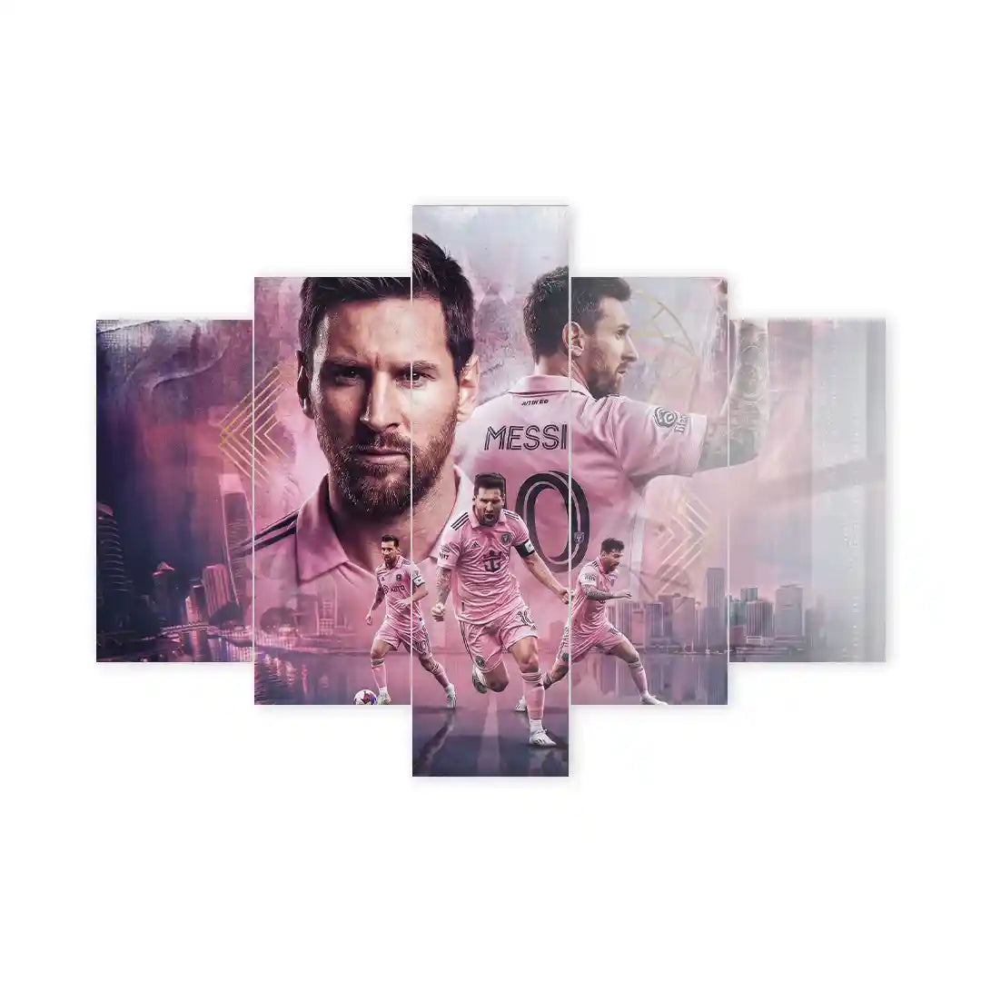 Cuadro de Metacrilato Lionel Messi | Decoración de Fútbol