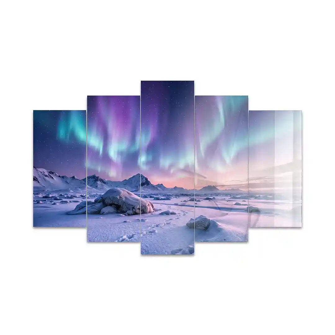 Cuadro de Metacrilato Aurora Boreal | Decoración de Paisajes