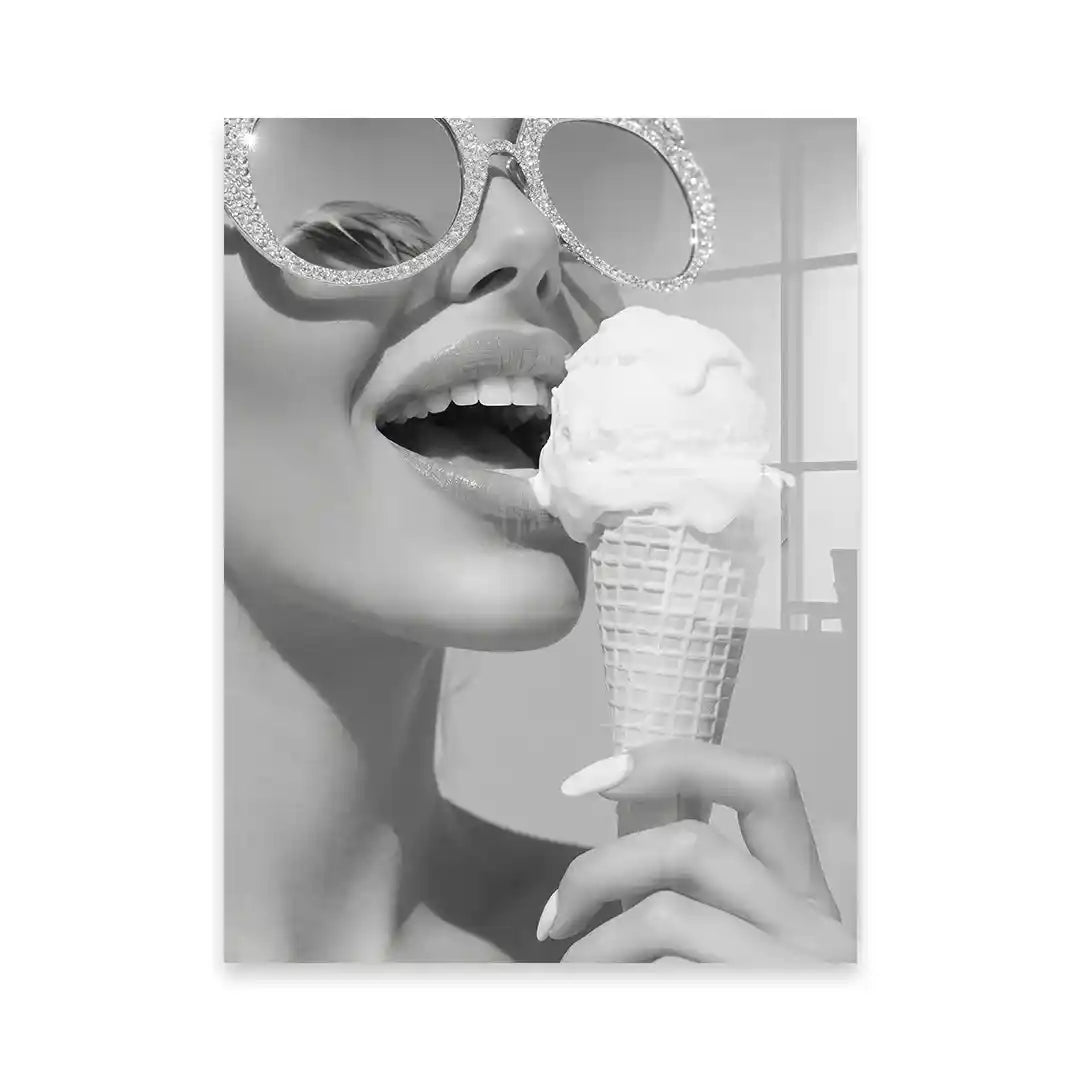 Cuadro Ice Cream Glam | Blanco y Negro