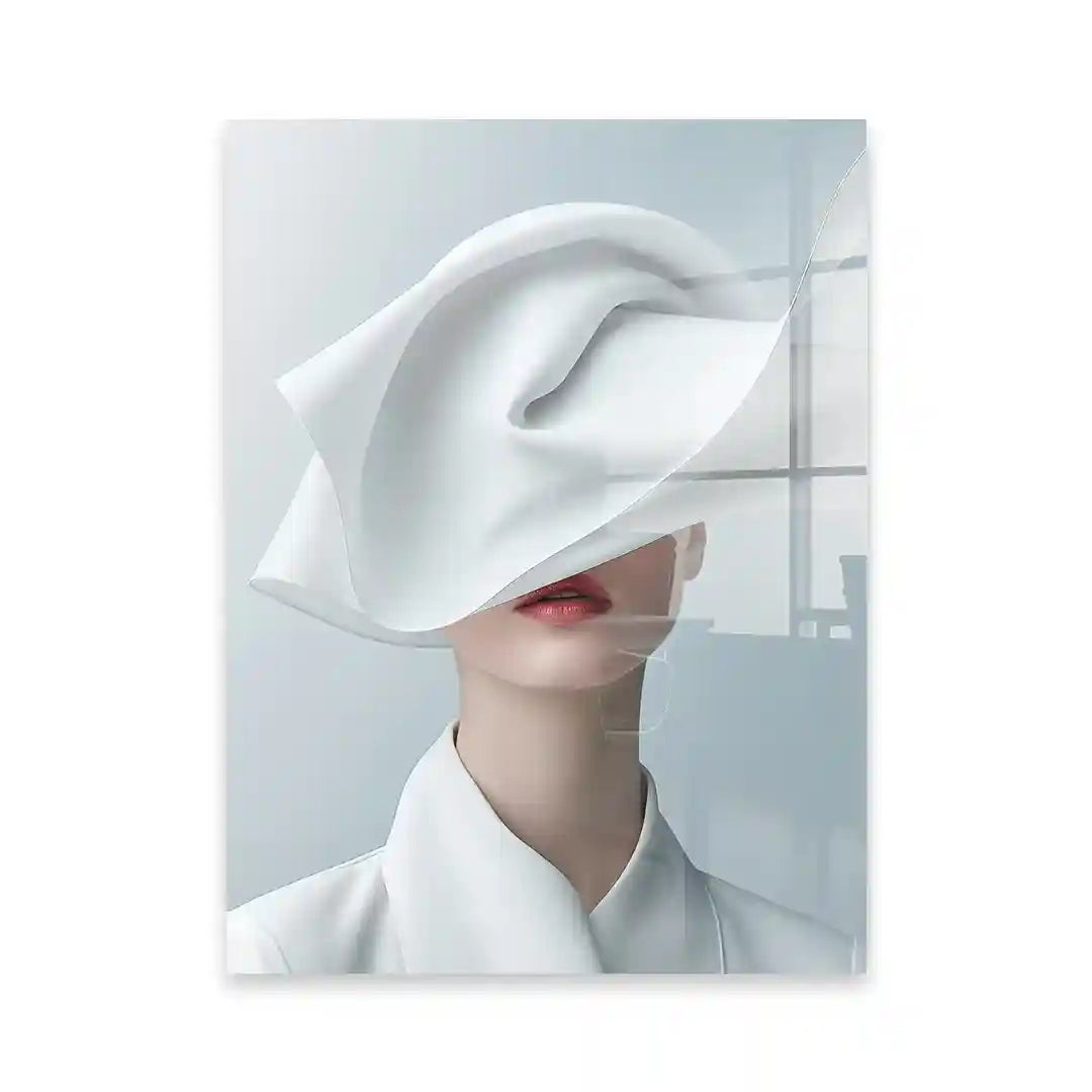 Cuadro Silueta de Alta Costura | Elegancia Blanca